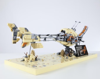 Moto deslizadora Kintan Strider | MOC-BW3001 | Brick Wars | Kit LEGO personalizado | Usado