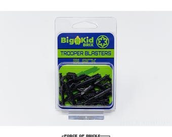 Trooper Blasters Pack, black | Custom Minifigure Accessories | Bigkidbrix