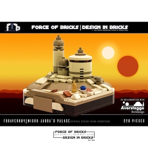 Micro Jabba&#39;s Palace | Force of Bricks und Averstegge Brickdesign | Bausatz aus LEGO® Steinen