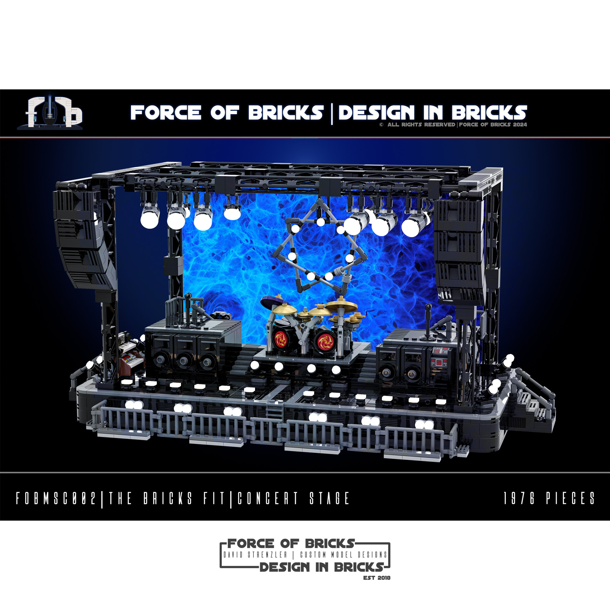 The Bricks Fit Concert Stage | Force of Bricks | Custom