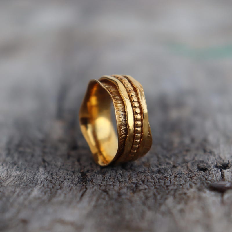Gold Spinner Ring - Etsy