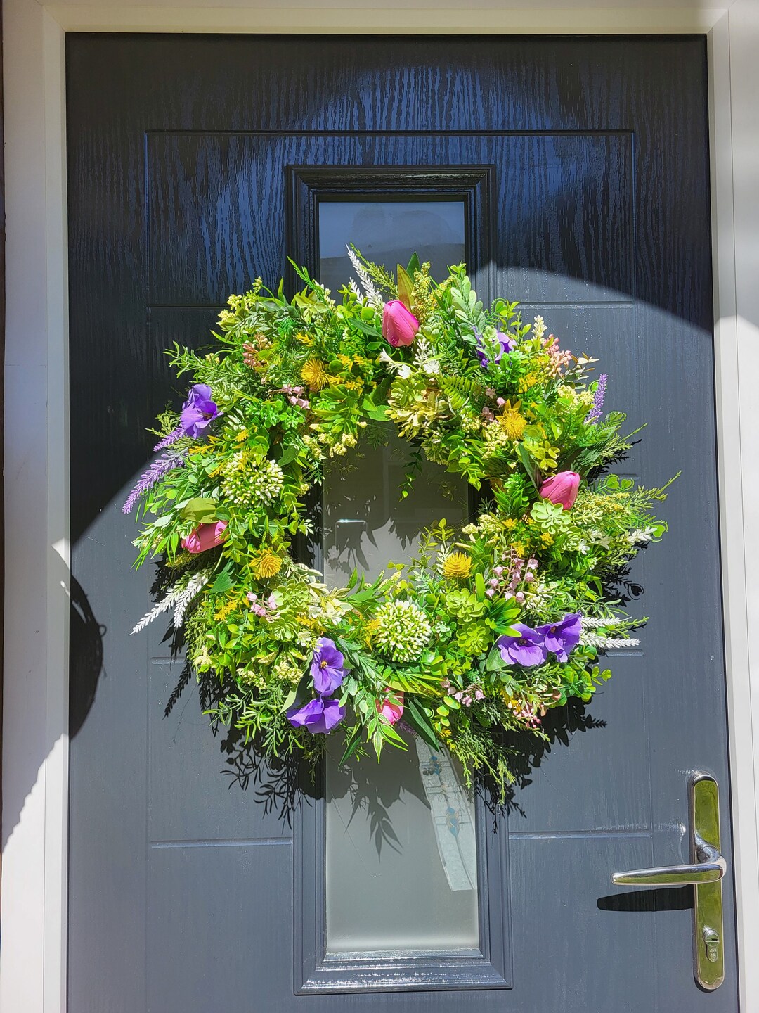 Artificial Door Wreaths Etsy