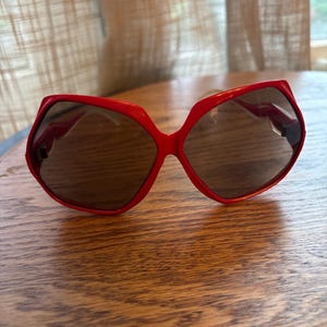 Vintage 1970s Designer Sunglasses | Made in France | Mod Luxury Eyewear | Collectible