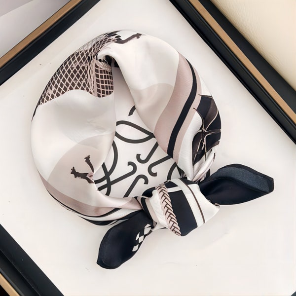 Silk Head Scarf Etsy