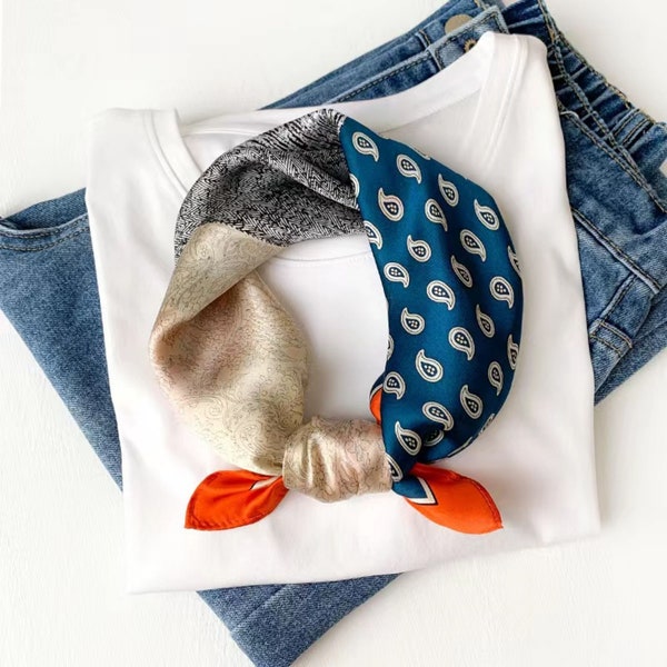 Silk Head Scarf Etsy