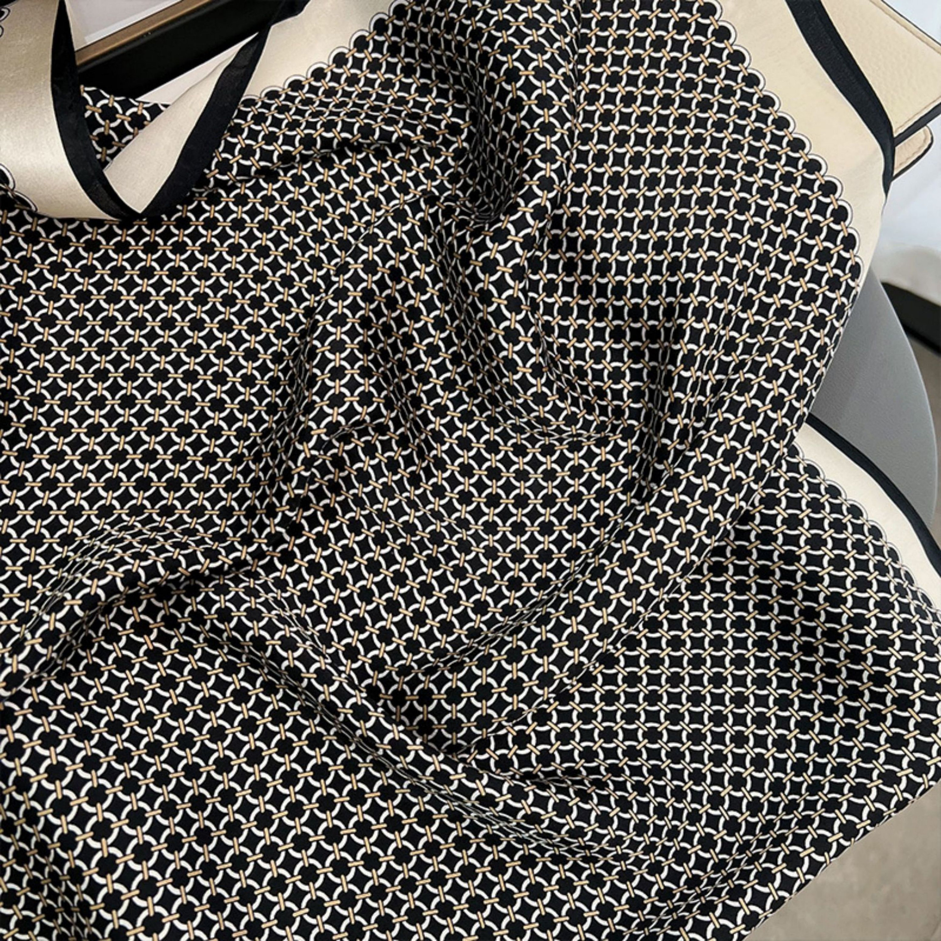 Sciarpa Donna Blu Sciarpa Quadrata In Seta, Blu Grigio Con Fiori Neri, Rossi E Verdi, Foulard Vintage Con Stampa Floreale Botanica - Italia Sciarpa In Seta Uomo - Foto 12