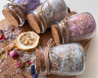 Healing Bath Salts (100 ml) • Deep Relax • Sweet Dream • Love and Abundance • Purify and Protect