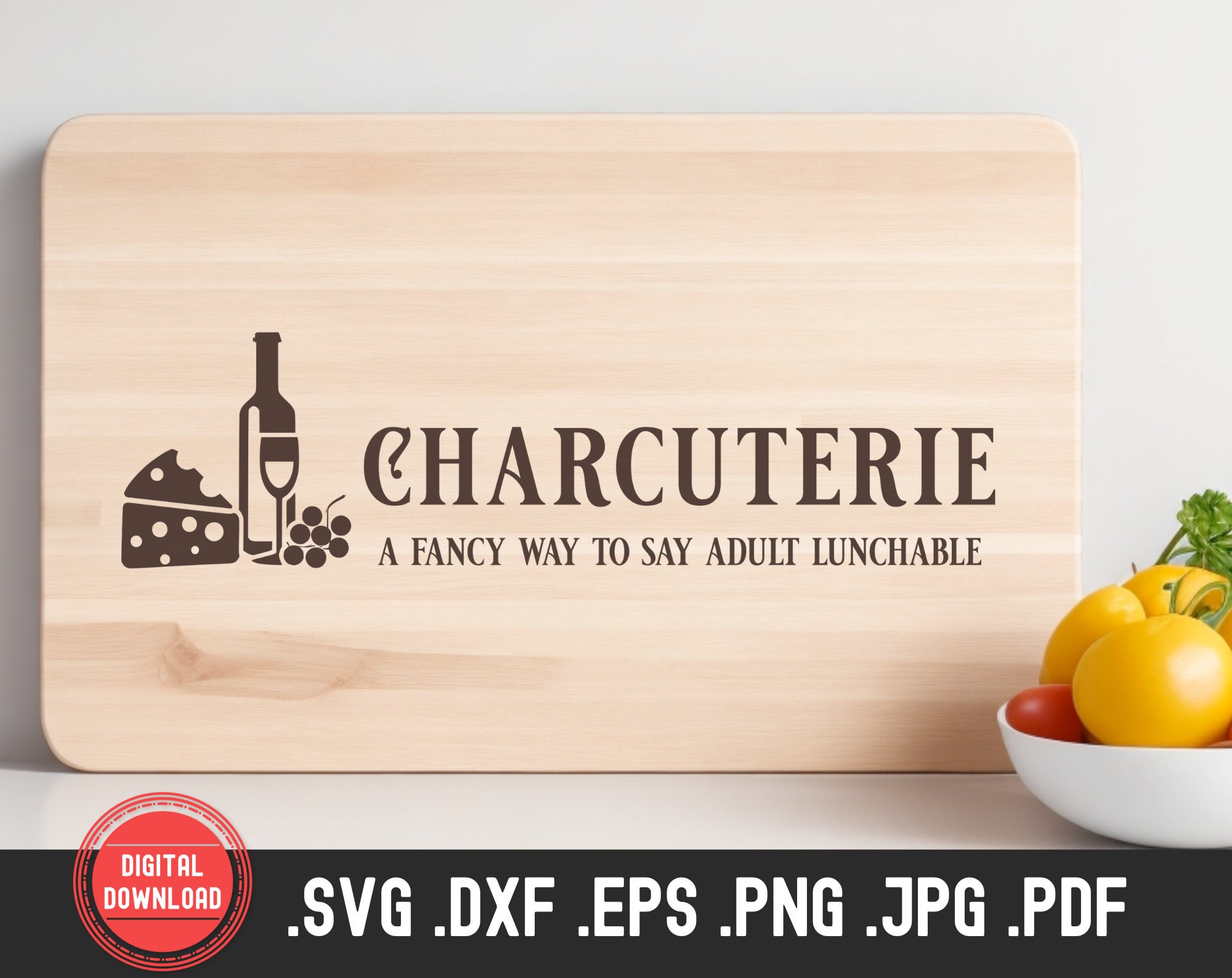 Charcuterie Board SVG, Cutting Board Svg, French Fancy Definition