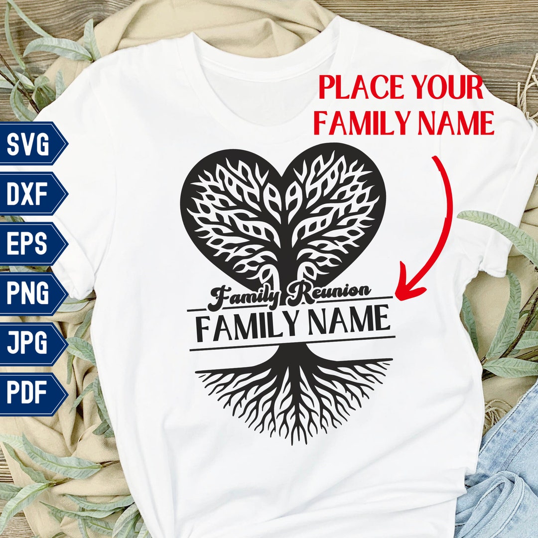 Family Reunion SVG, Tree of Life Svg, Split Monogram Svg, Family Tree ...