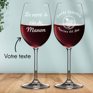 6 verres à vin gravés,personnalisables motifs chats - Un grand marché