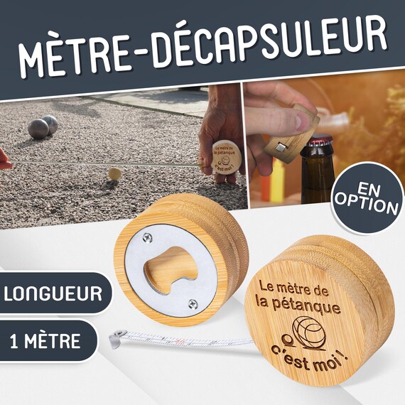 KDO MAGIC Boules De Pétanque Personnalisées Triplette 720g - Prénom Gravé - Lot De 3 + Cochonnet