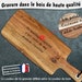 Planche Apéro En Bois, Planche En Bambou Gravé Pinard Et Sauciflard