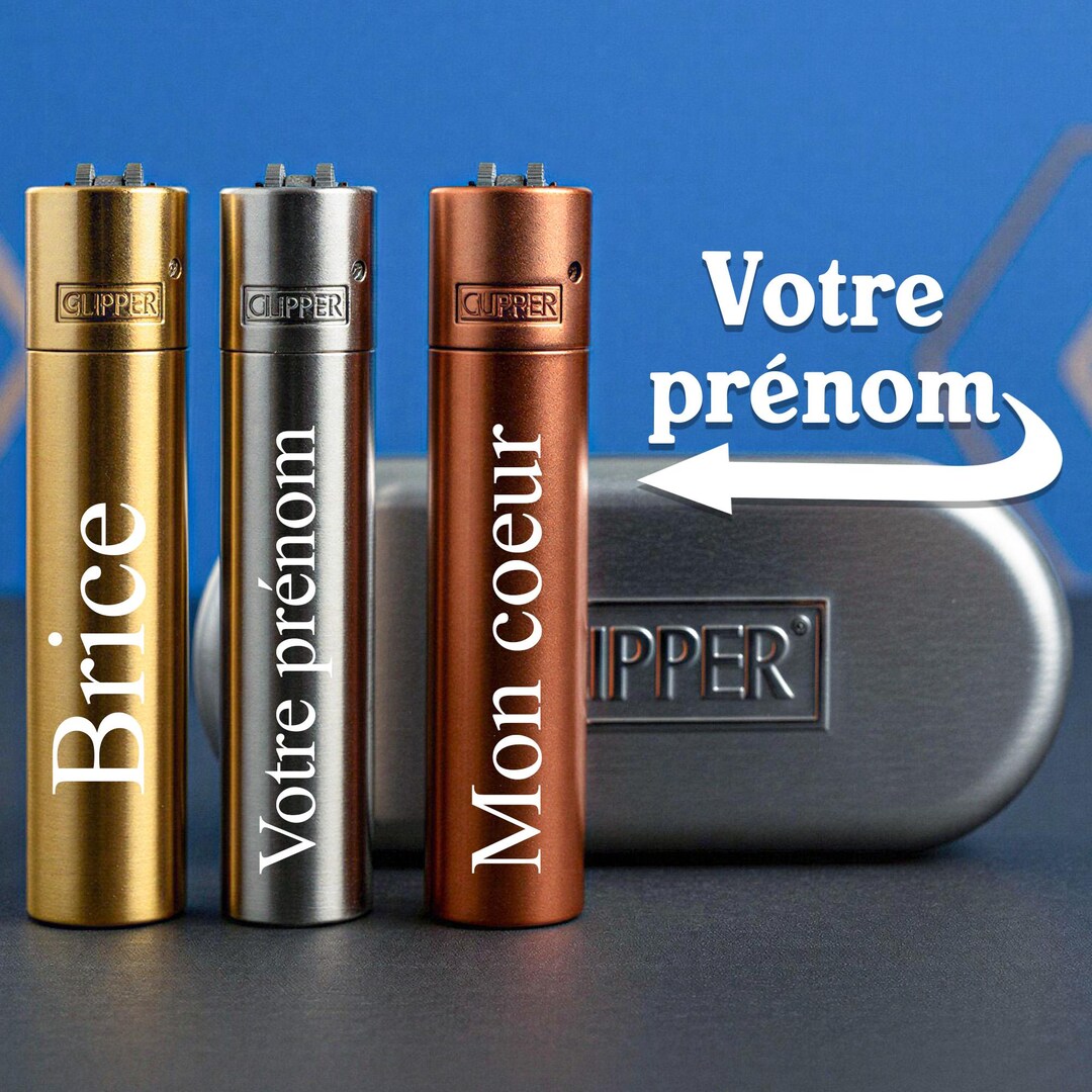 Custom Clipper Personalized Clipper Lighter - Clipper Customizable With an Engraved ...
