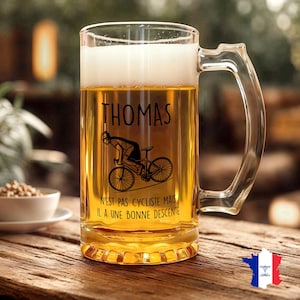 Personalisierbarer Bierkrug – 470 ml personalisierter Bierkrug – Verschiedene Modelle – Geschenkidee für Männer, Vatertag, Papa, Geburtstag