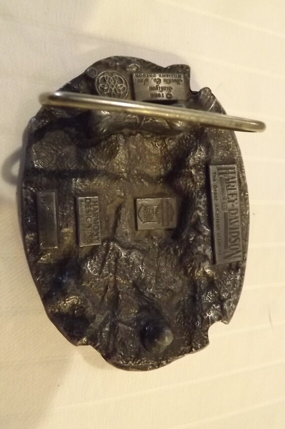 1989 Harmony Design HarleyDavidson Belt Buckle Gem