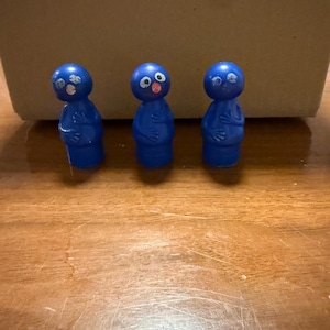 Lot of 3 Grover Fisher Price Little People Figures