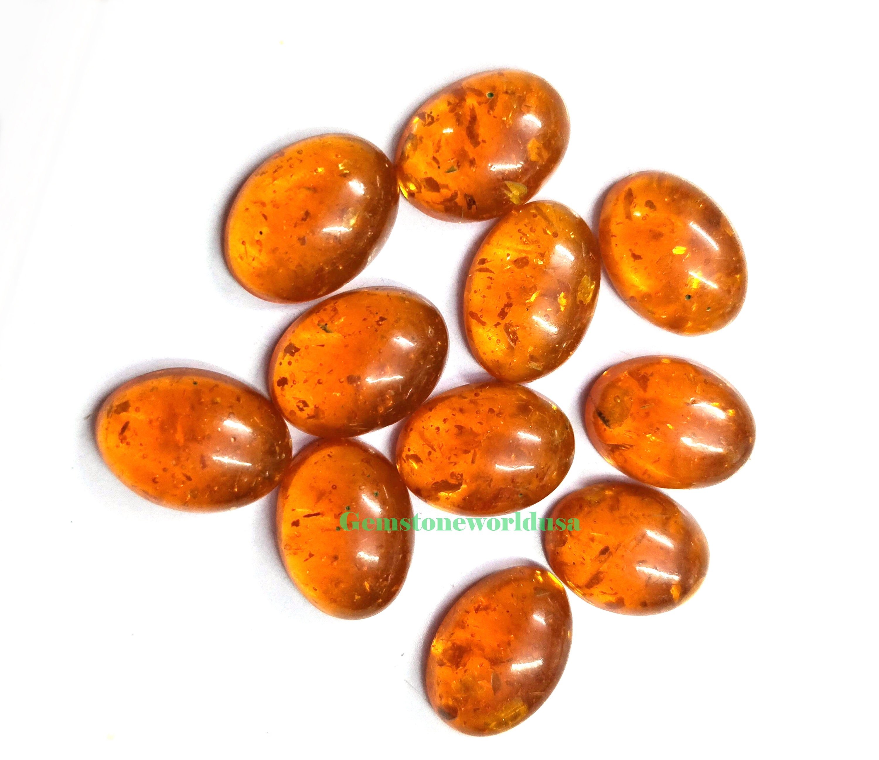 Natural Baltic Amber Pieces – 10 Grams, Undrilled Raw Stones (12-14 Pieces) From Lithuania