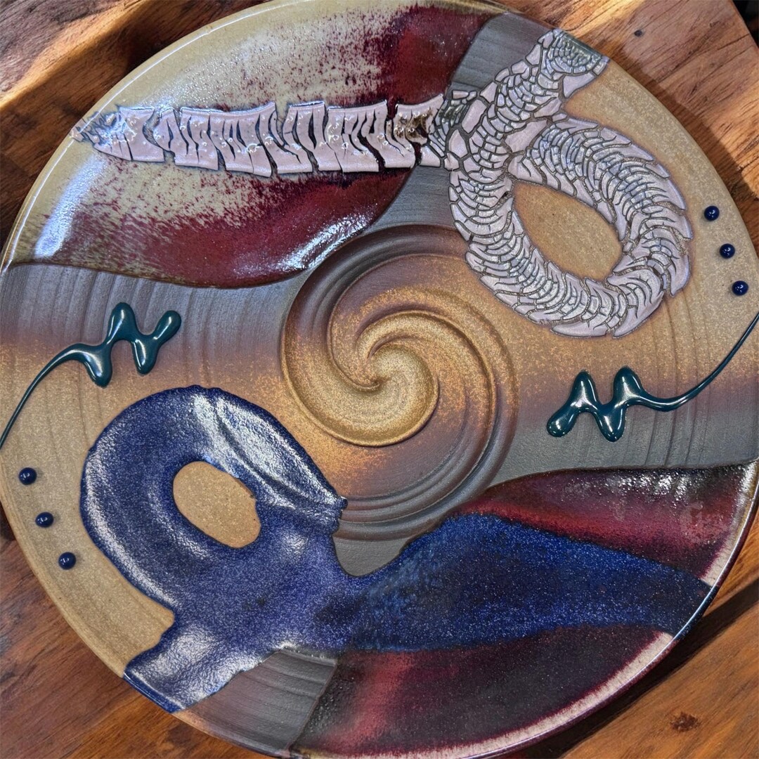 Matthew Roland Pottery Matthew Patton Dramatic Hand Decorated Pottery - Northwest Studio ...