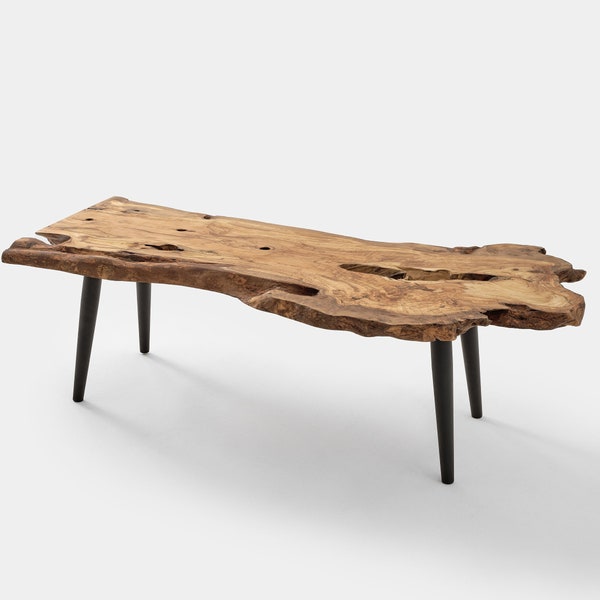 Live Edge Coffee Table Etsy