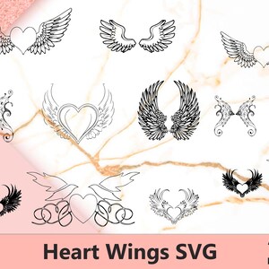 Angel Wings Svg, Angel Svg, Wings Svg, Angel Wings Clip Art, Wings Clipart Svg, Angel Wings Clipart, Wings SVG, Angel cut file