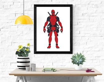 7 Deadpool SVG, Deadpool Cricut, Archivos de corte Deadpool SVG, Deadpool PNG, Superhéroe SVG, Bebé muerto SVG, Silueta de Deadpool Clipart