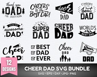 Cheer Dad Svg bundle, Cheer Dad SVG, Cheer Dad PNG, Cheerleader Svg, Cheerleading Svg, Cheer Shirt Svg, Cheer Life Svg, Cheer Dad Shirt