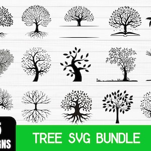 Tree svg bundle, Family Tree Svg bundle, Tree roots svg, Our Roots SVG, Family svg, Tree of Life Clipart, Tree Cut File, Tree Svg, Trees Svg