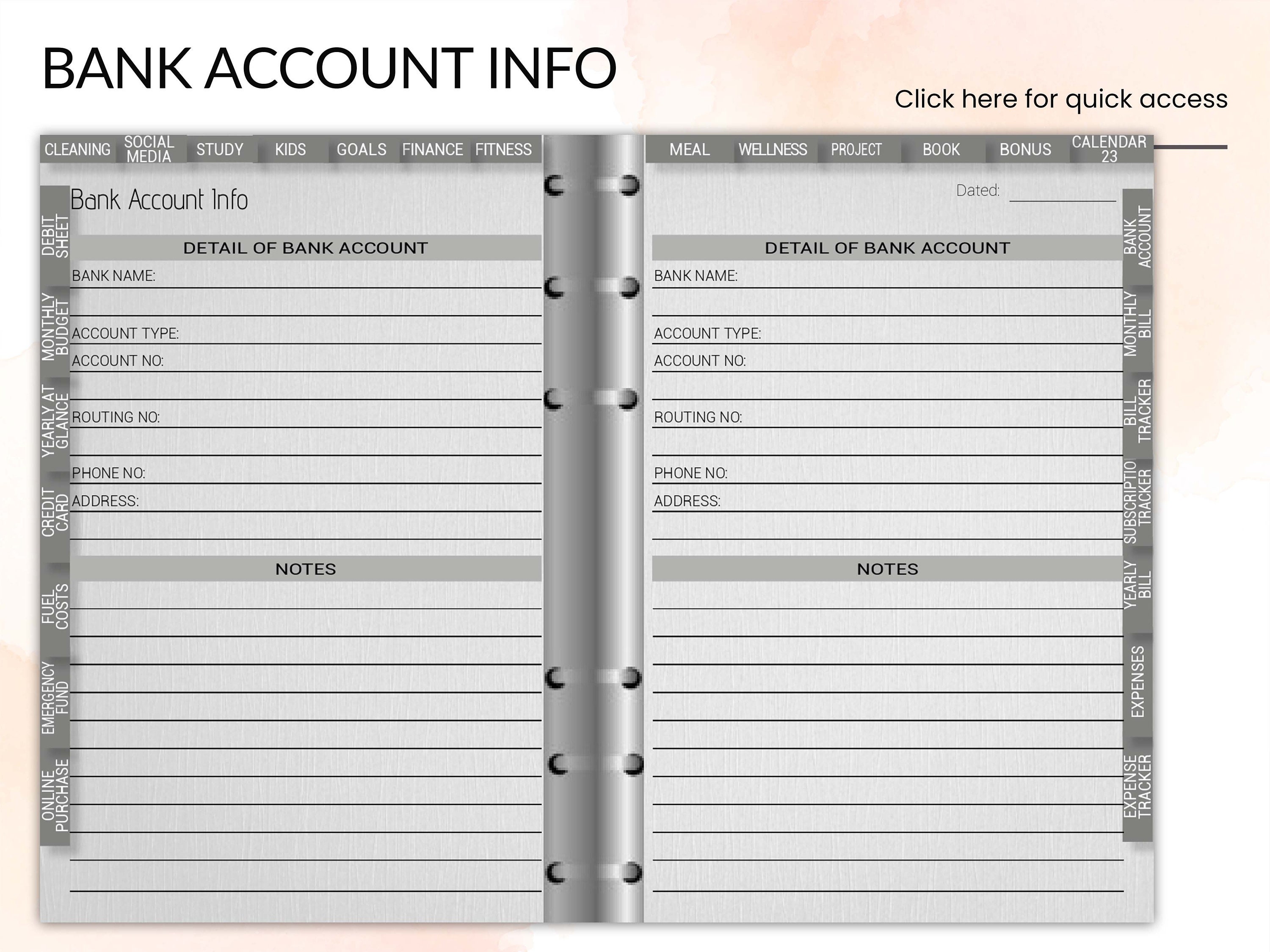 ADHD Time Management Template