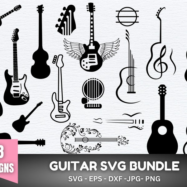 Guitar svg bundle, Guitar SVG, Guitar Note Svg, Music svg bundle, Musician tools svg, Guitar shape svg bundle, Guitar png bundle, Guitar Dfx