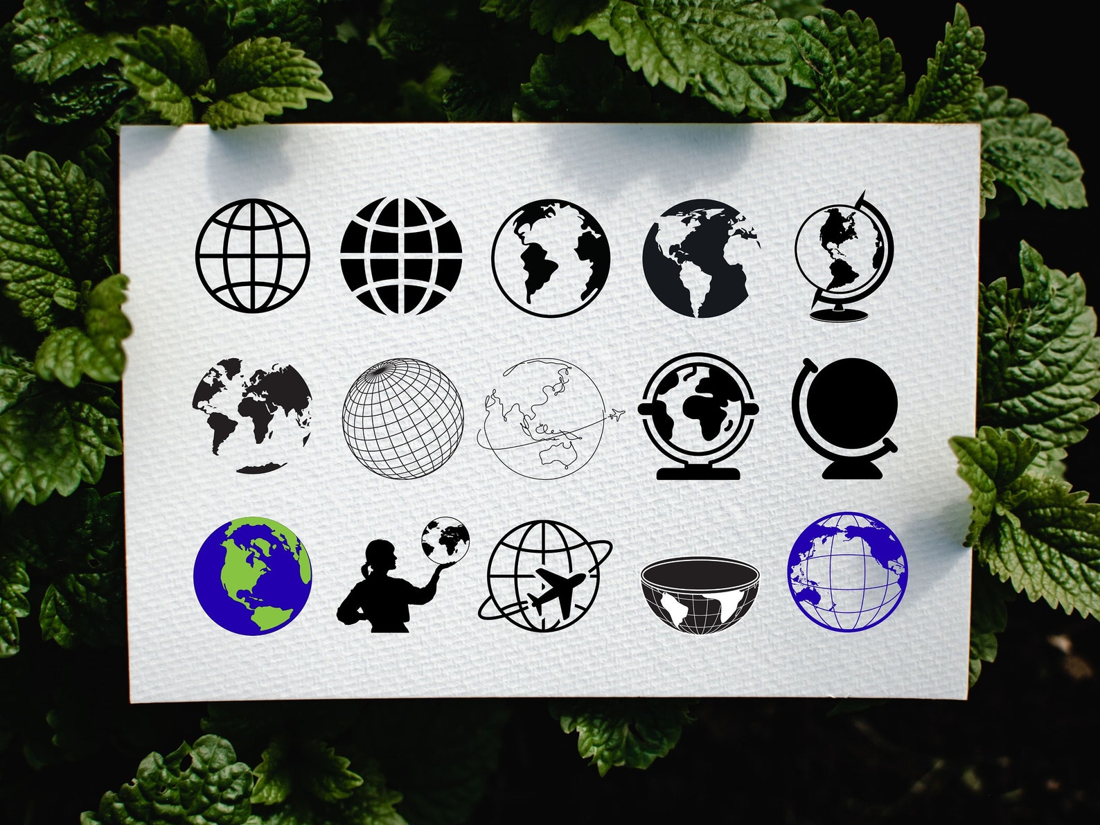 Globe Svg Bundle, Globe Svg, Earth Svg, Snow Globe Svg, World Svg ...