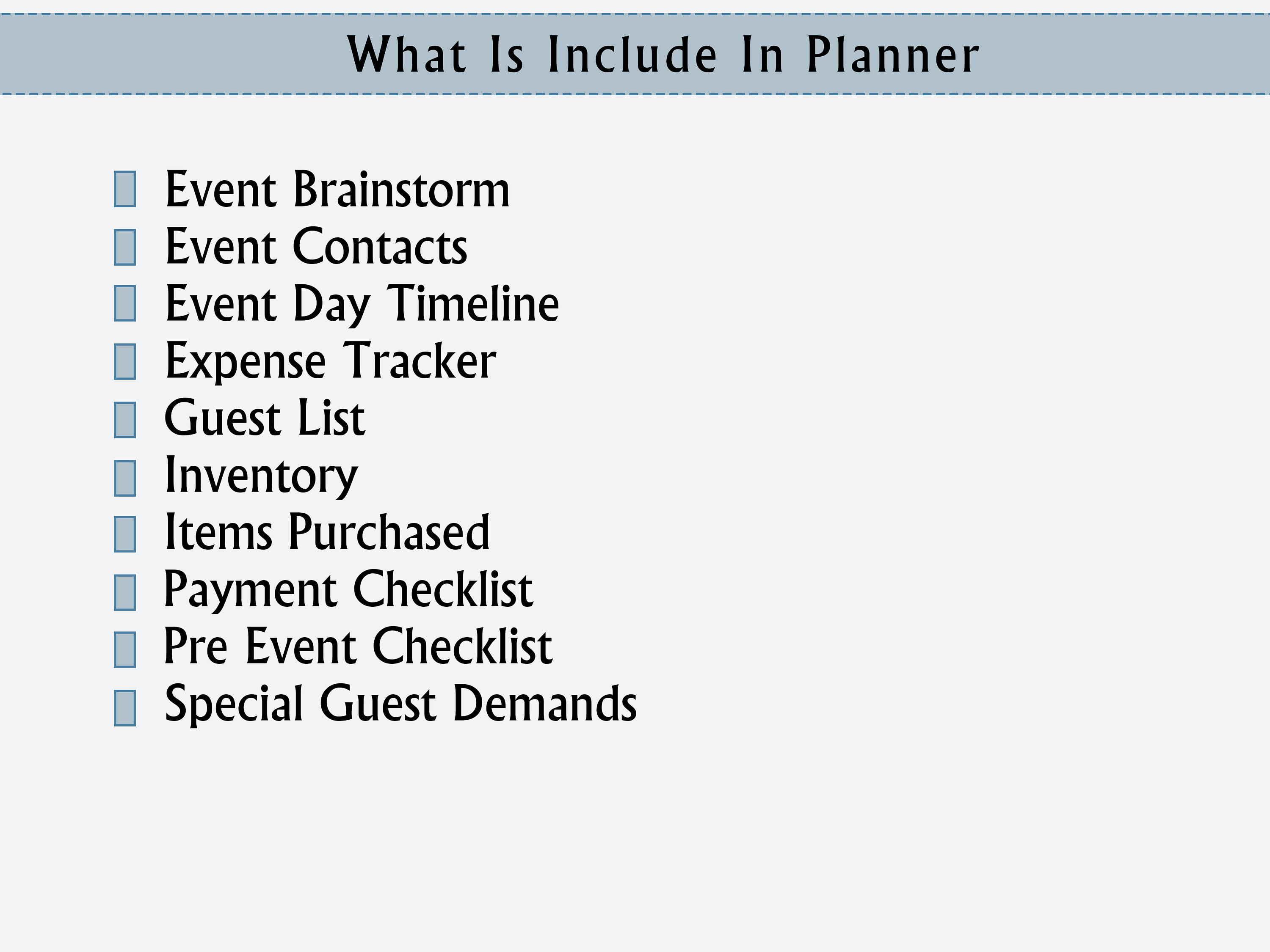 Printable Event Planner, Party Planner, Birthday Party Organiser, Event ...
