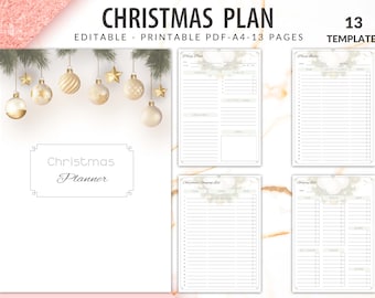 Christmas Planner Digital, Christmas Planner, Christmas Planning, Christmas Planner Printable, Xmas Planner, Christmas Gift List, Christmas