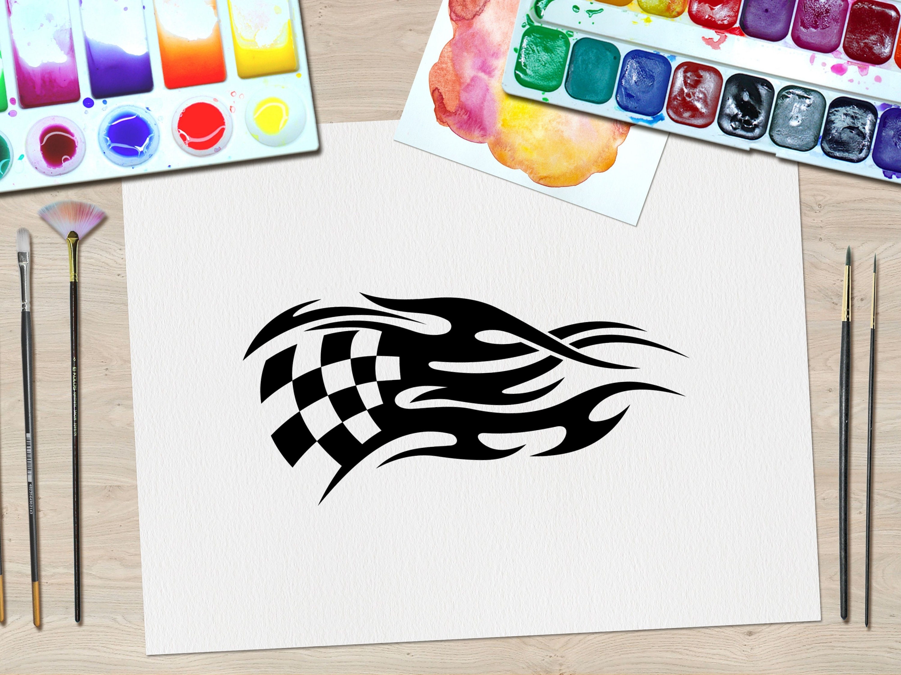 Race Flag Svg Bundle, Race Flag Clipart, Race Flag SVG, Racing Flag Svg ...