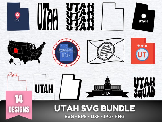 Utah State Flag Outline