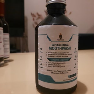 Natural Herbal Mouthwash