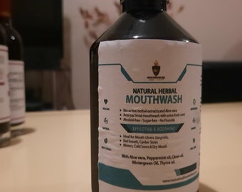 Natural Herbal Mouthwash