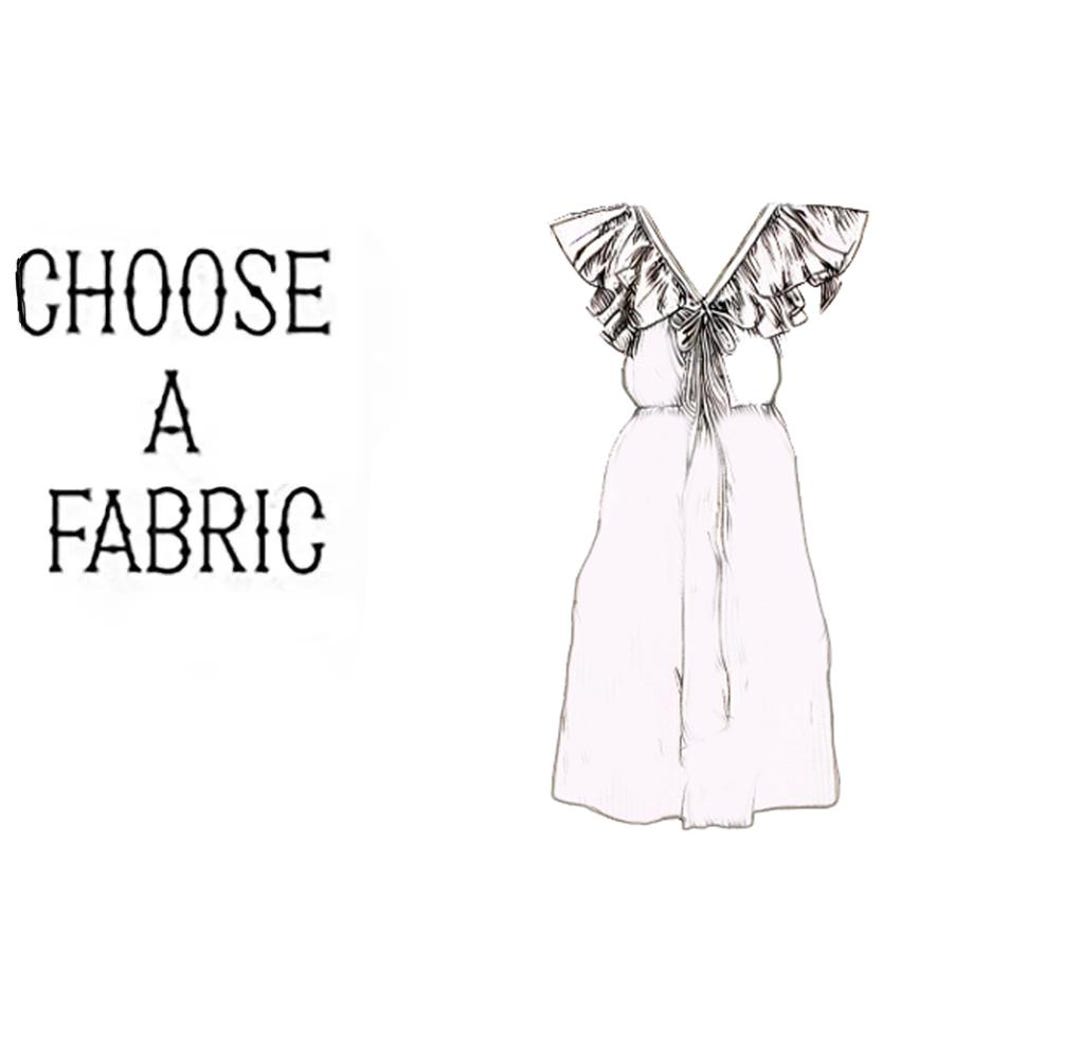 Choose a Fabric: Victorian Ruffle Dress - Etsy