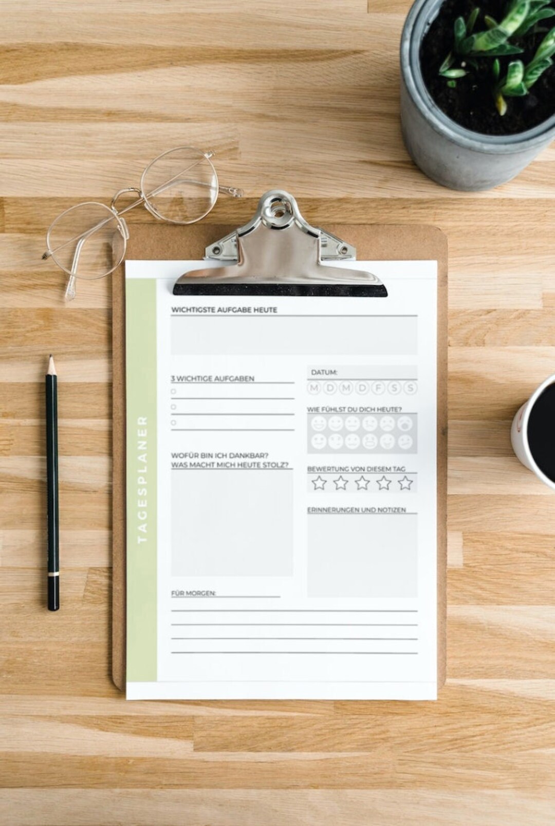 Daily Planner for More Daily Structure - Etsy