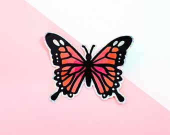 Autocollant vinyle holographique Butterfly