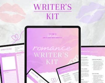 Romance Novel Writer's Kit: Plotting & Character Planning (Digital Planner)