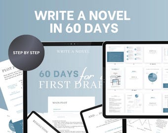 Novel Writer's Kit: 60-Day First Draft Planner (PDF)