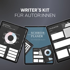 Schreib ein Buch | Autor werden | Planer für Plotten, Plot Twists und Charaktere | 2024 | New Adult, Roman, Romance | Schreiben lernen
