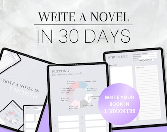 NaNoWriMo Novel Writer's Kit: 30-Day Writing Planner (PDF)