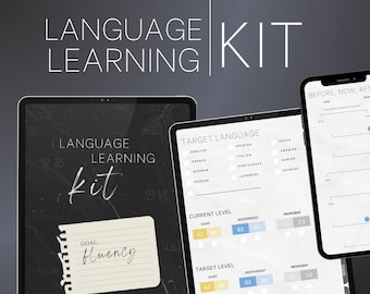 Language Learning Planner: Fluency Kit, A1-C2 (PDF)