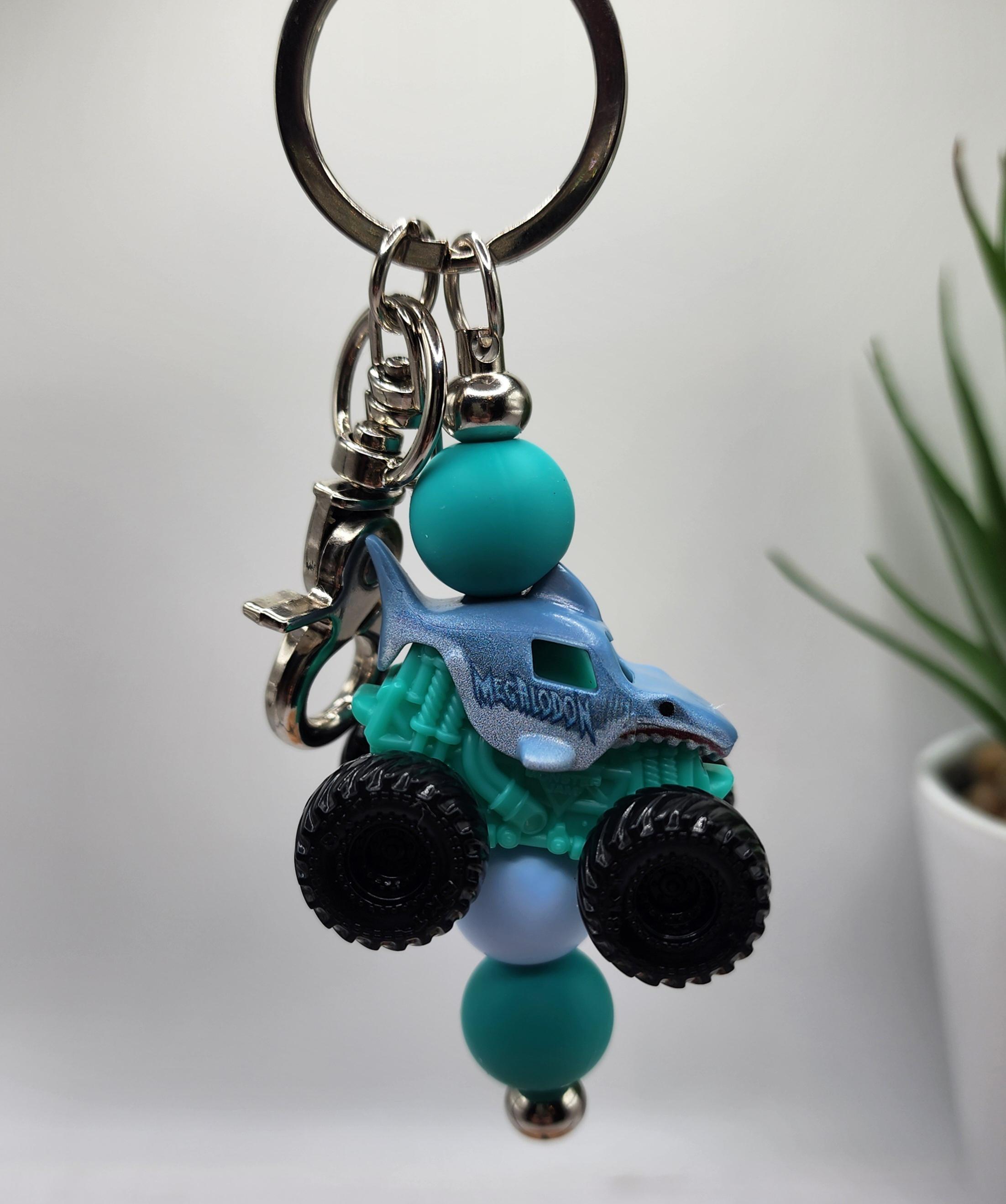 Monster Jam Mini Monster Truck Keychains - Etsy