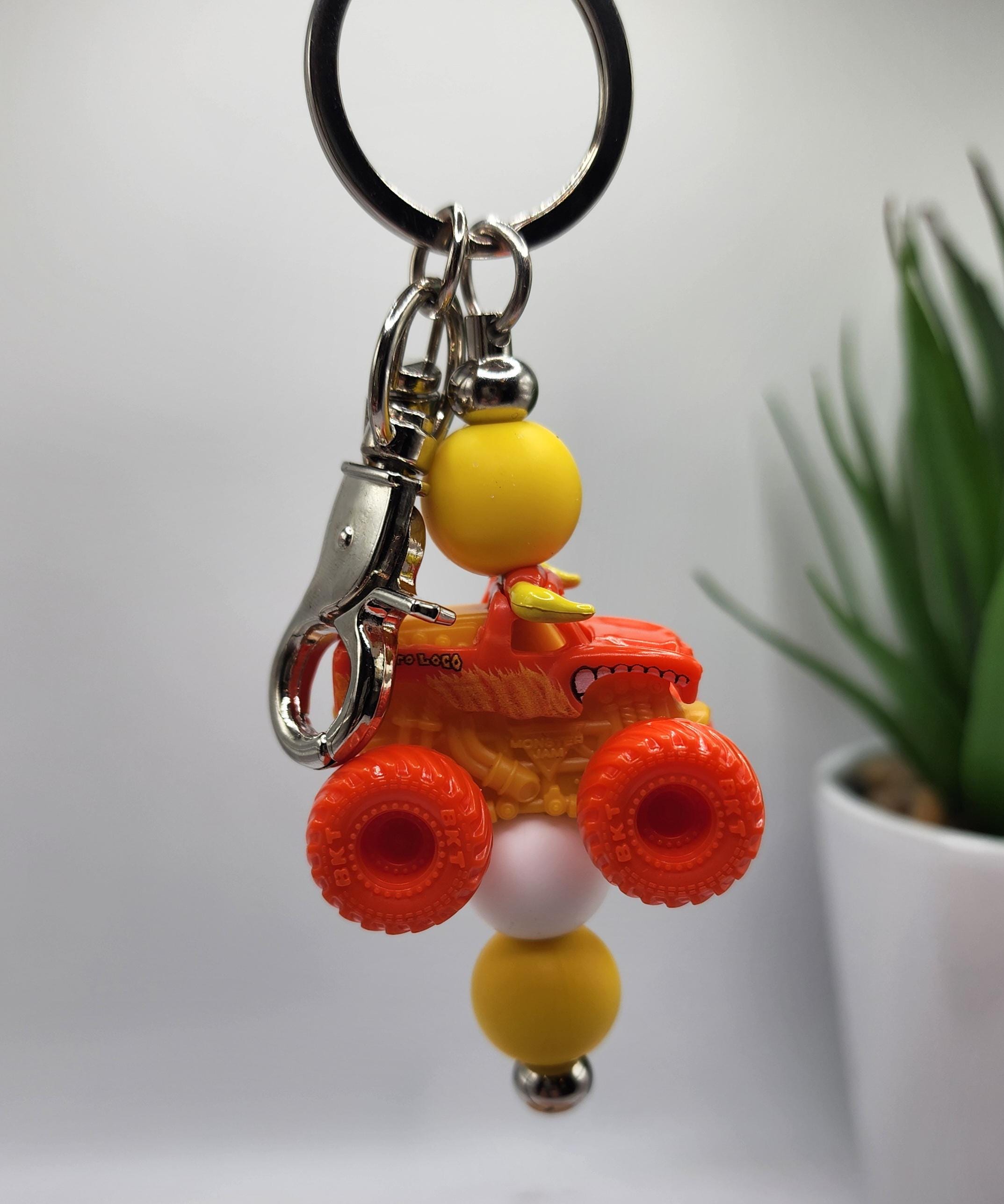 Monster Jam Mini Monster Truck Keychains - Etsy