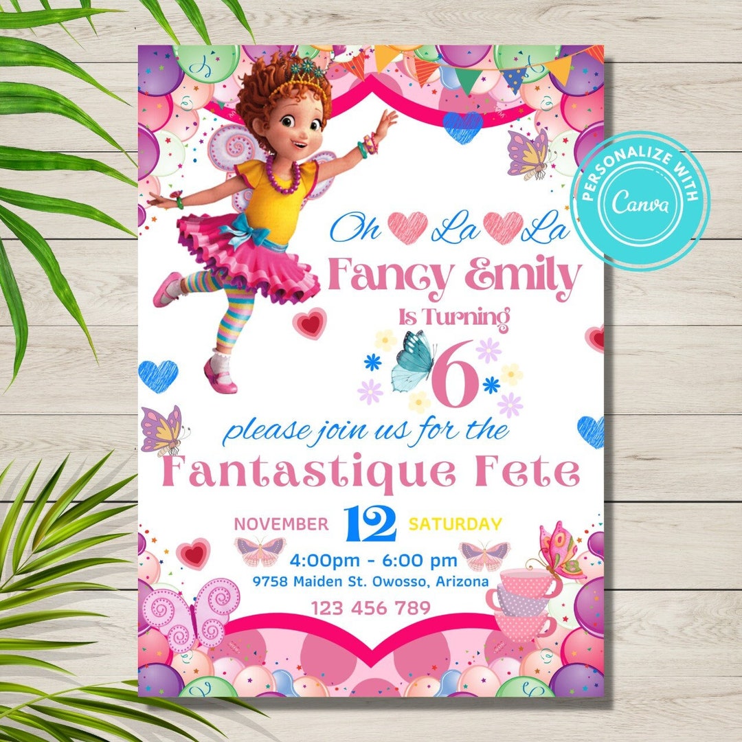 Fancy Nancy Invitation Fancy Nancy Birthday Party Ideas - Etsy