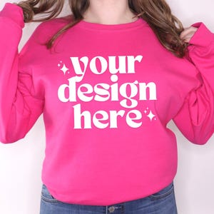 Gildan 18000 Mockup | Gildan Heliconia Sweatshirt Mockup | Sweatshirt Model Mockup | Gildan Heliconia | Crewneck Mockup | Gildan Sweatshirt
