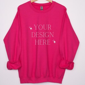 Gildan 18000 Mockup | Gildan Heliconia Sweatshirt Mockup | Gildan 18000 | Crewneck Mockup | Gevouwen Sweatshirt Mockup | Heliconia Mock