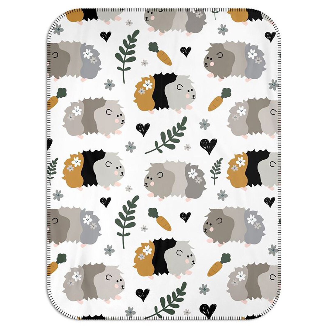 Guinea Pig Blanket Fleece Blanket Baby Blanket Blanket Etsy